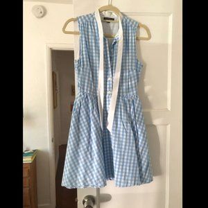 Smak Parlour Vintage-Inspired Blue Gingham Dress